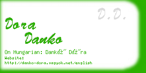 dora danko business card